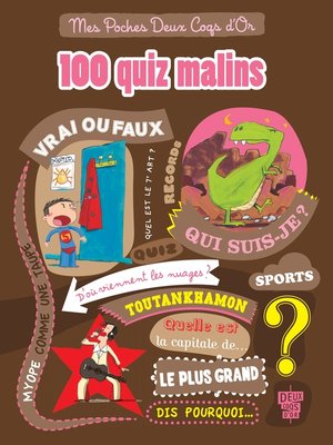 cover image of 100 quiz malins